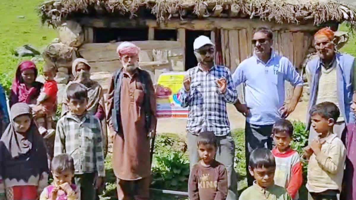 Health Workers Trek For Polio Drops