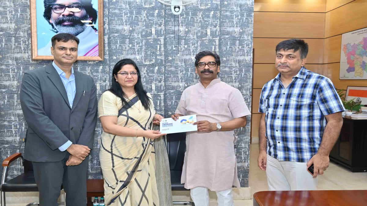Jharkhand IT and Industry Secretary met CM regarding National Stakeholder Consultation program