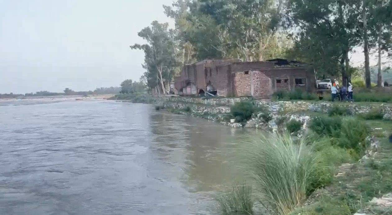 Water in the Ravi River