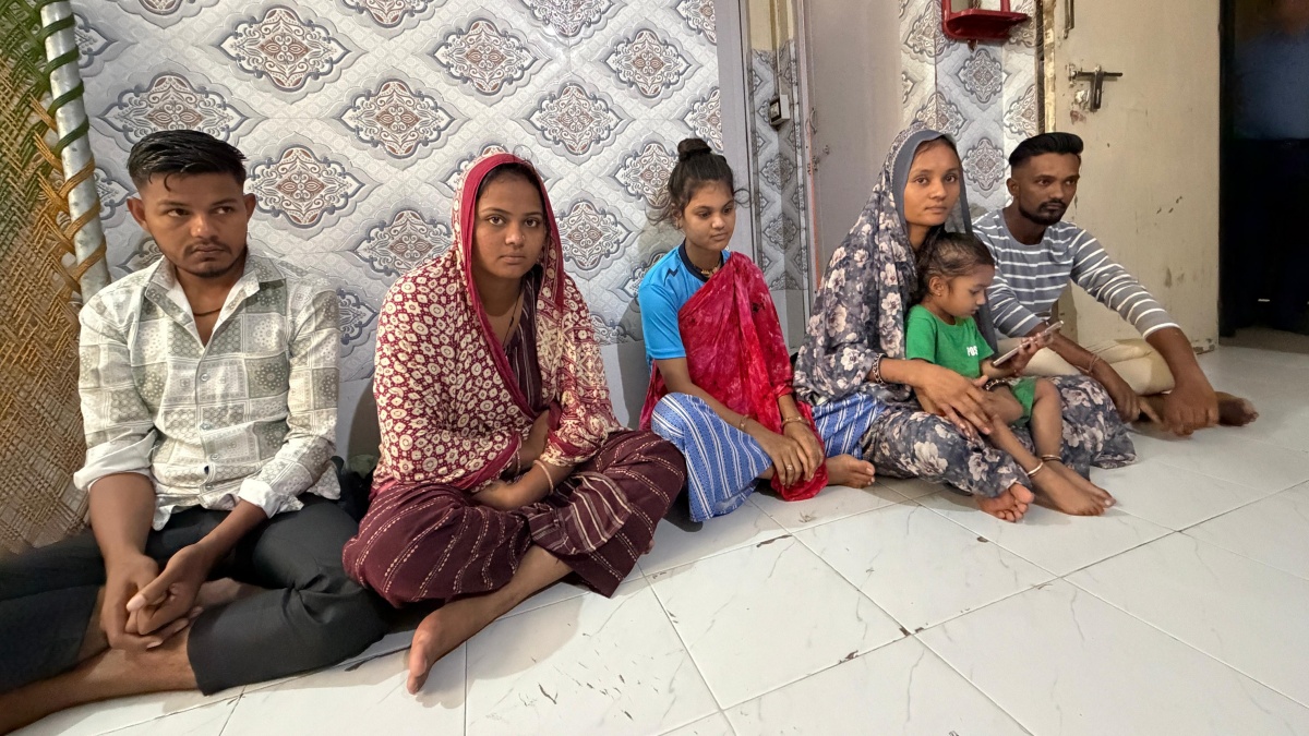 Family of victim akash