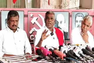 மார்க்சிஸ்ட் கம்யூனிஸ்ட் கட்சியின் மாநில செயலாளர் பெ.சண்முகம்