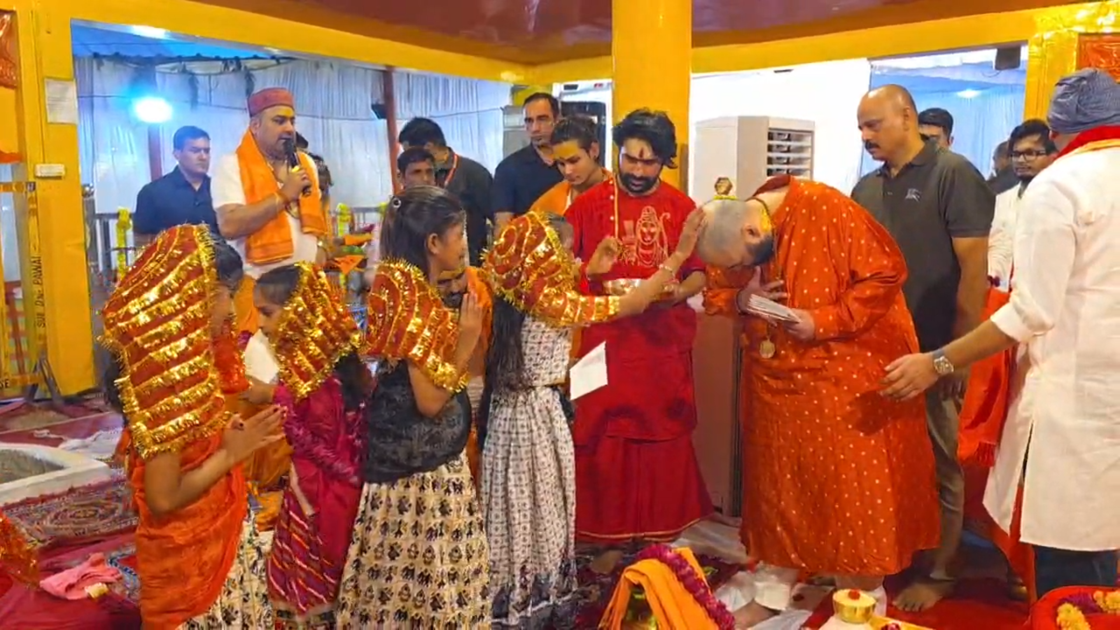 ANANT AMBANI Kanya Pujan