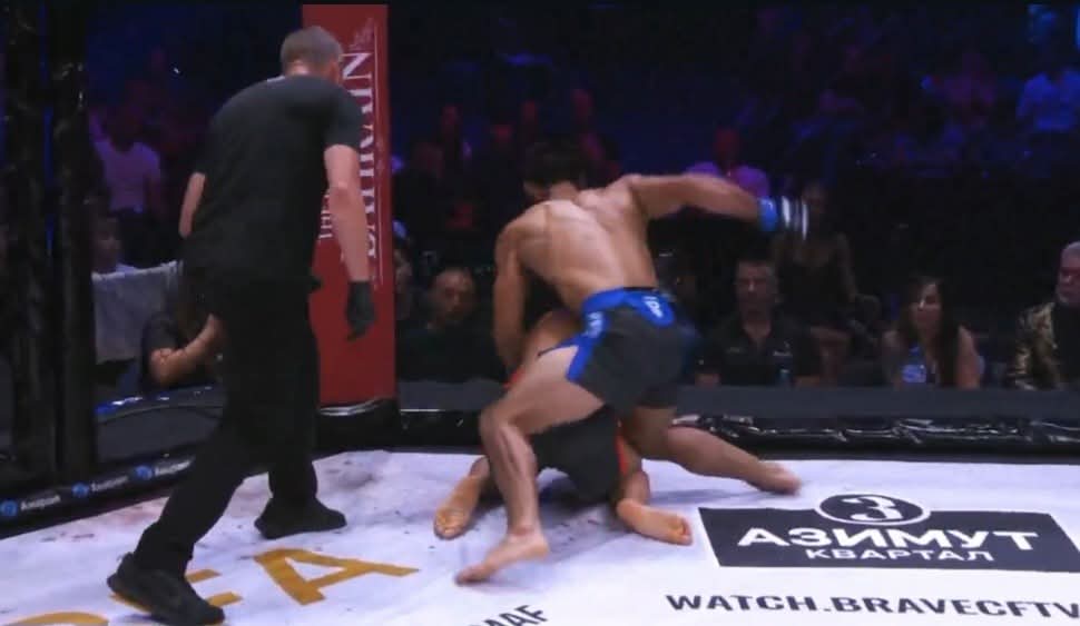 Owais Yaqoob needed just four minutes to knock out Bulgaria's Delyan Georgiev.