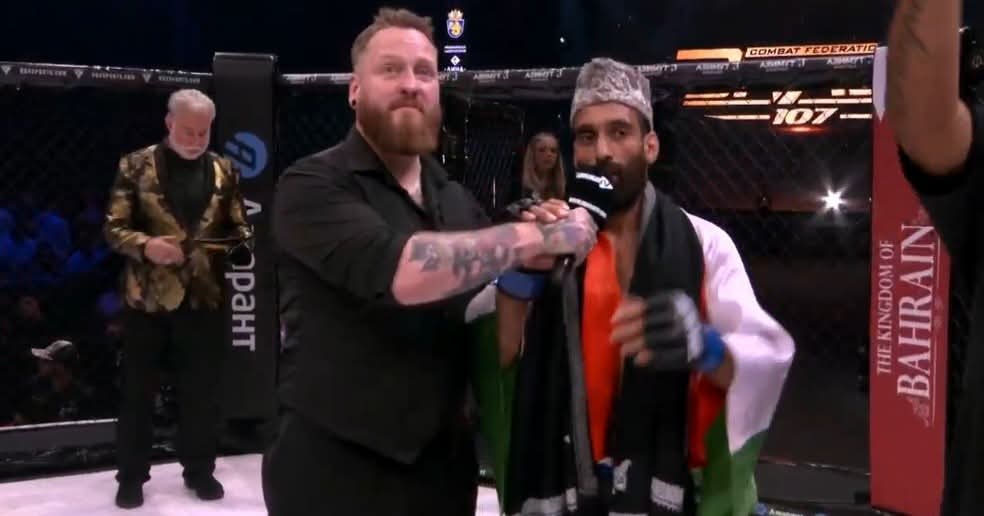 Owais Yaqoob needed just four minutes to knock out Bulgaria's Delyan Georgiev.