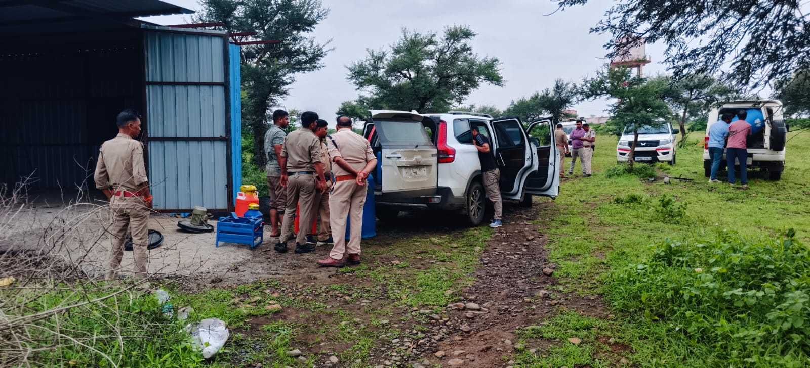 MANDSAUR POLICE ACTION MD DRUGS
