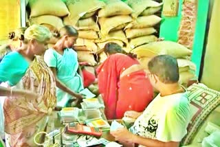 Ration Distribution of Rice in Telangana