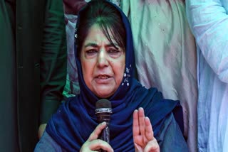 A file photo of PDP President Mehbooba Mufti