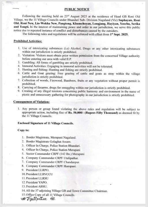 Naga Assamese conflict