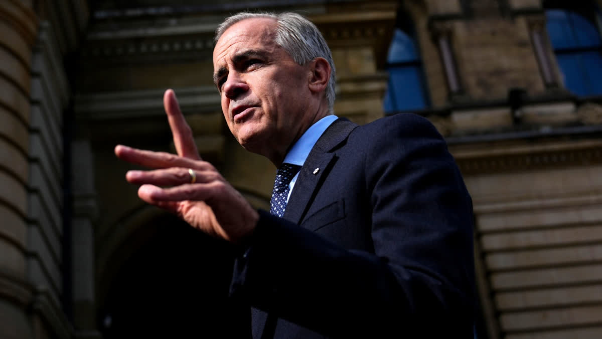 'Stop Trying To Be Tough': Carney Fires Back at Trump As US-Canada Trade Fight Escalates Canadian Prime Minister Mark Carney speaks with members of the media as he arrives at the Office of the Prime Minister and Privy Council in Ottawa, on Tuesday, Sept. 1, 2026.