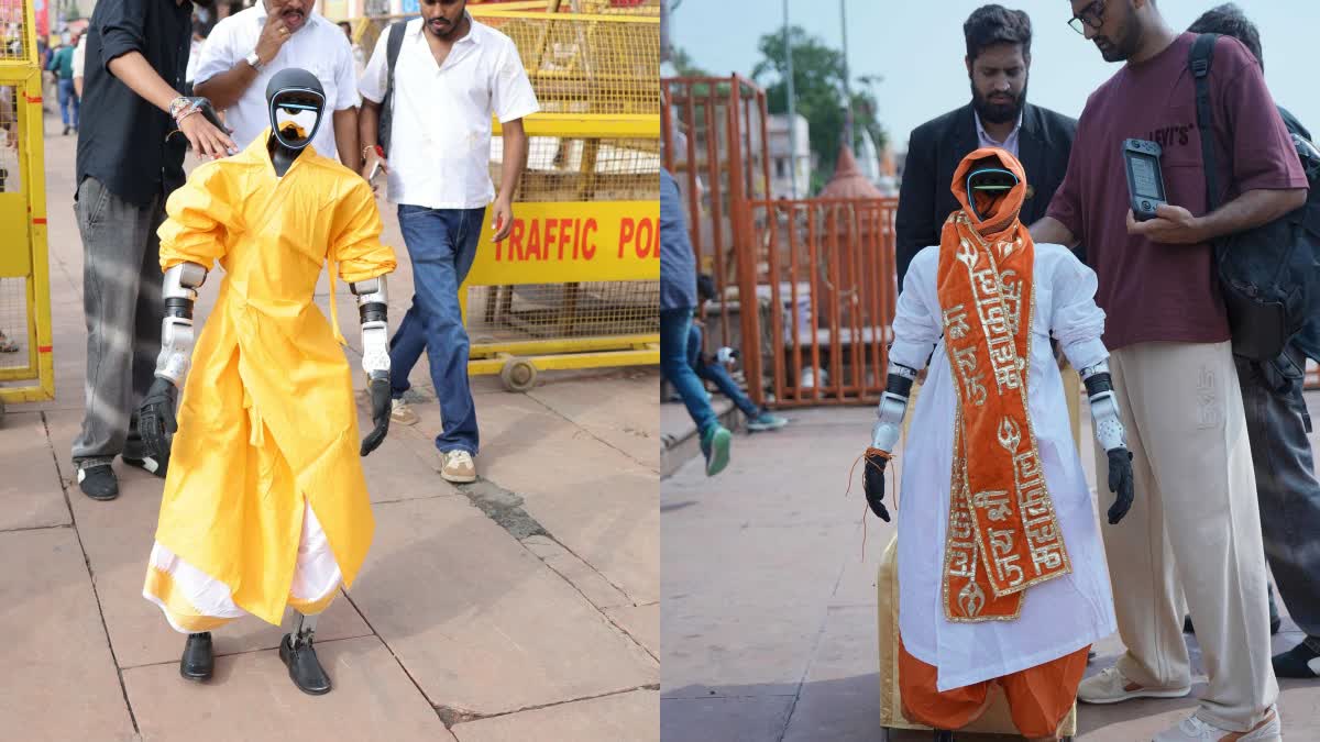 Humanoid Robot In Ujjain Sawari