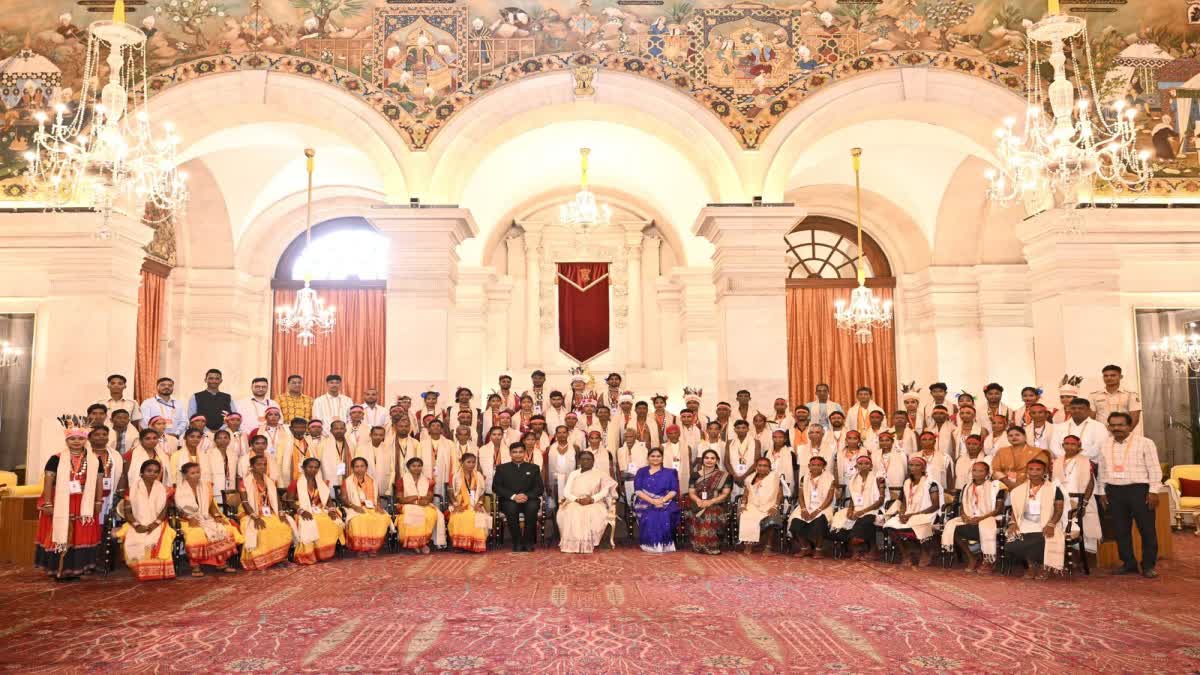GANJAM ARTISTS MET PRESIDENT DROUPADI MURMU AT RASHTRAPATI BHAVAN