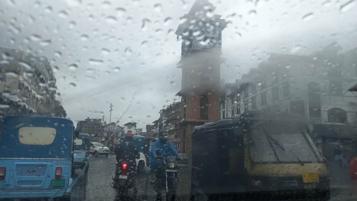 جموں و کشمیر میں گرج چمک اور بارش کا امکان