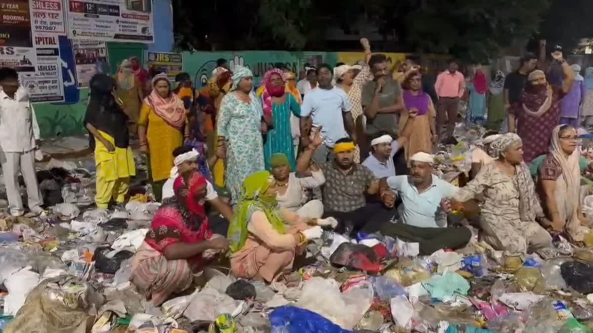 haryana sanitation workers protest