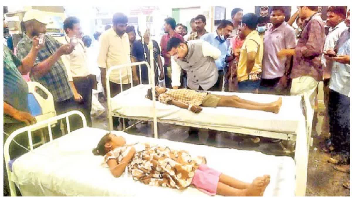 Polavaram child death chloroquine  CM Chandrababu Naidu health inquiry  Andhra Pradesh Chloroquine reaction  Bhadrachalam hospital 53 ill