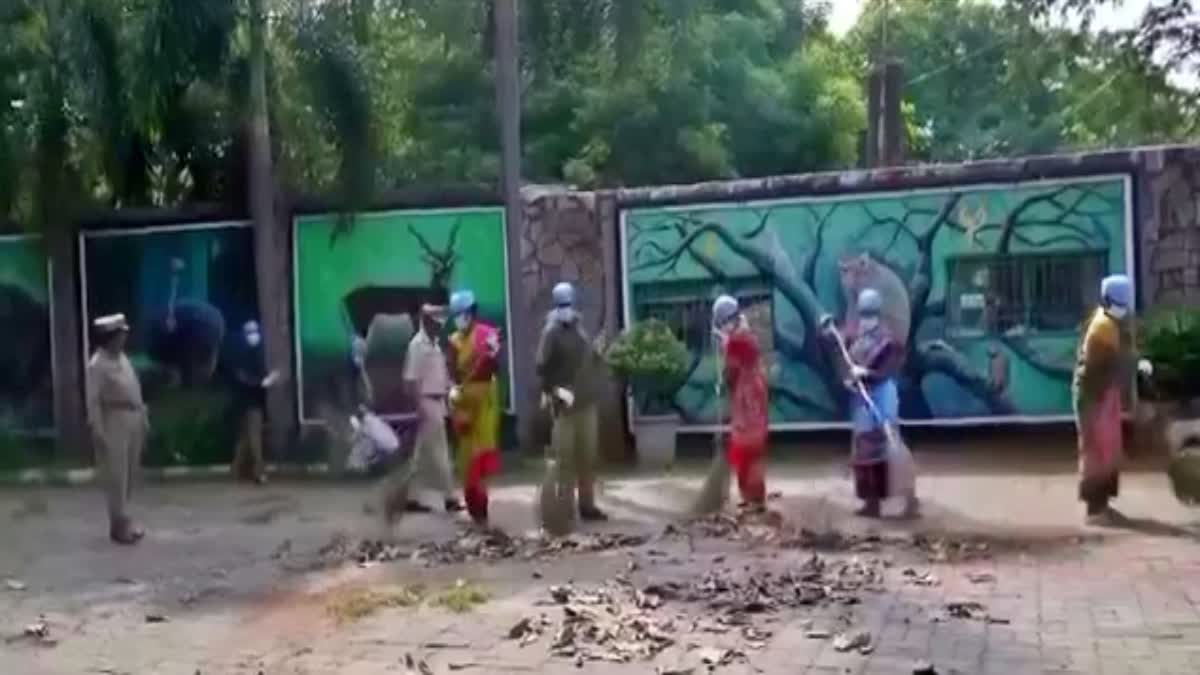 Sanitation Drive in Visakha and Tirupati Zoo