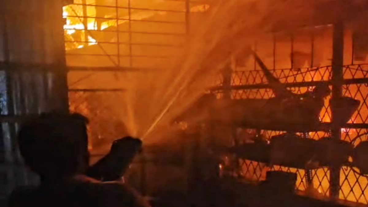 Massive Fire at Bavlekar Idol Factory