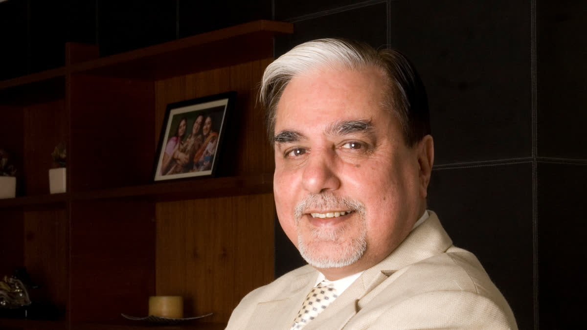 FILE - Subhash Chandra, Chairman Emeritus of Zee Media
