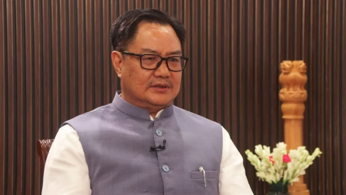 Rijiju slams Congress