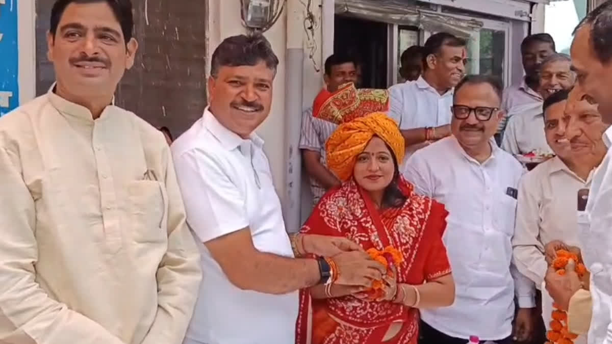 Tikaram Jully at election office inauguration event