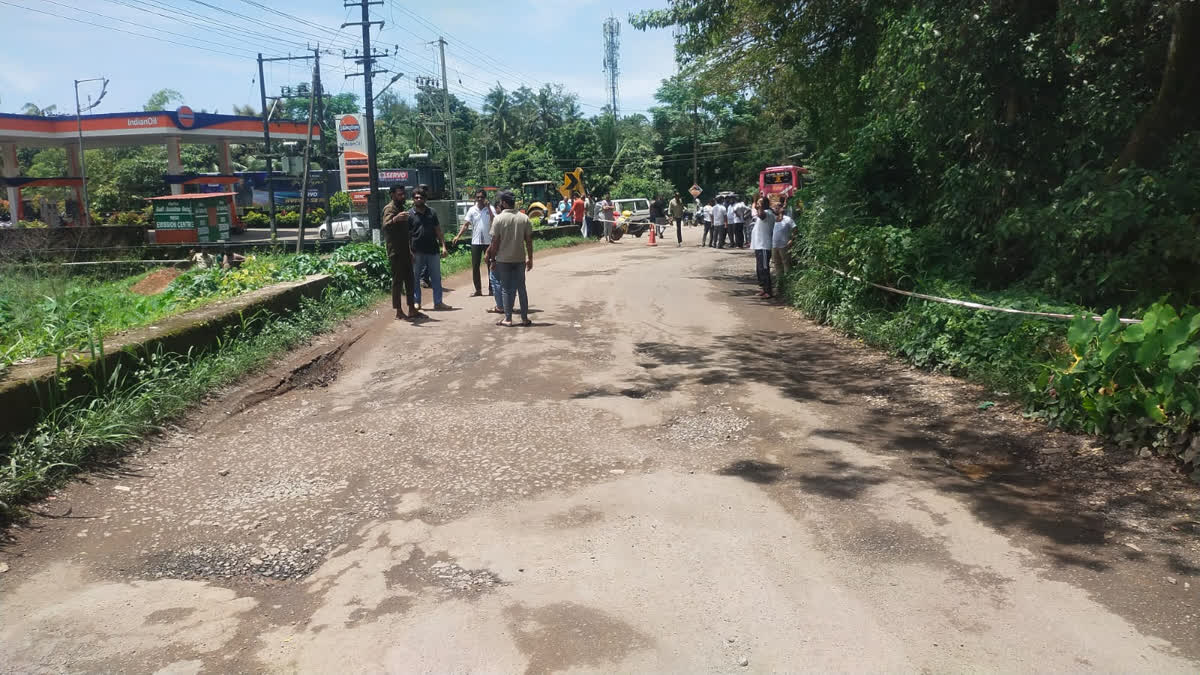 Short bridge collapses on Bajpe-Kateel road: Traffic route changed; Airport passengers warned