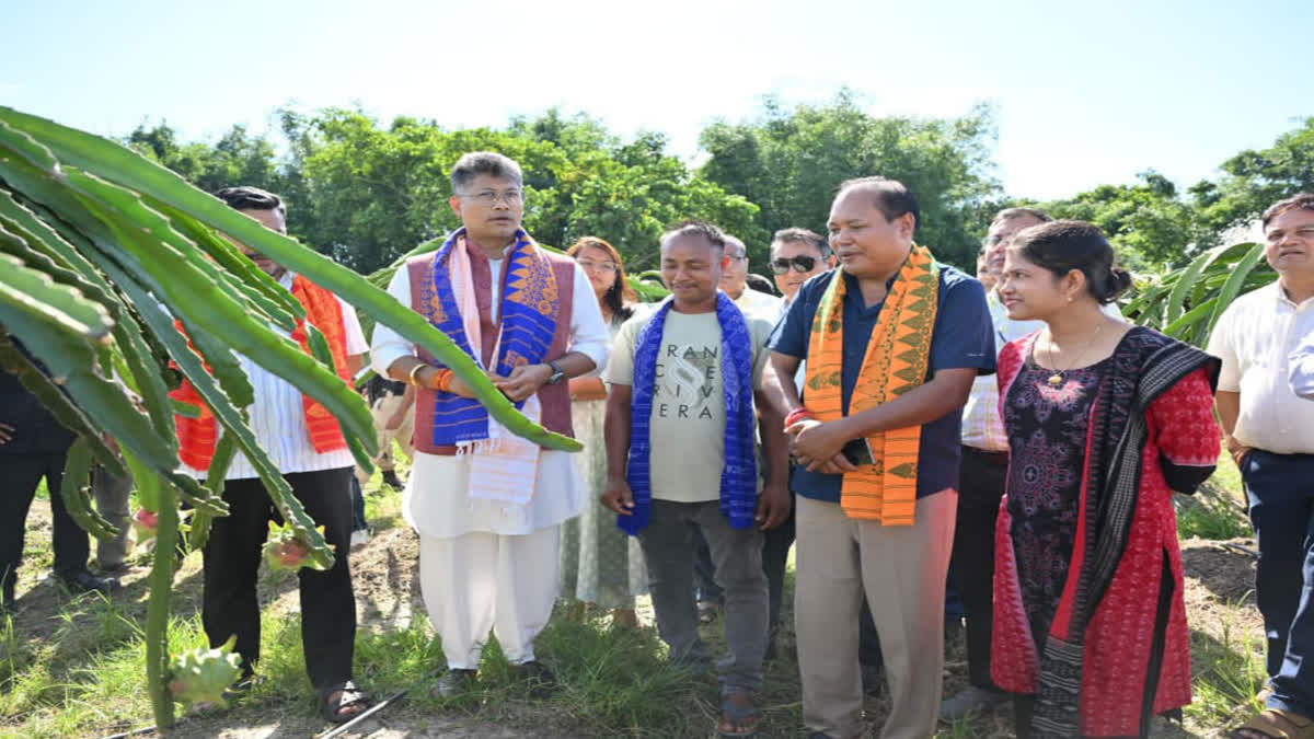Assam Minister Pijush Hazarika inspects major irrigation projects