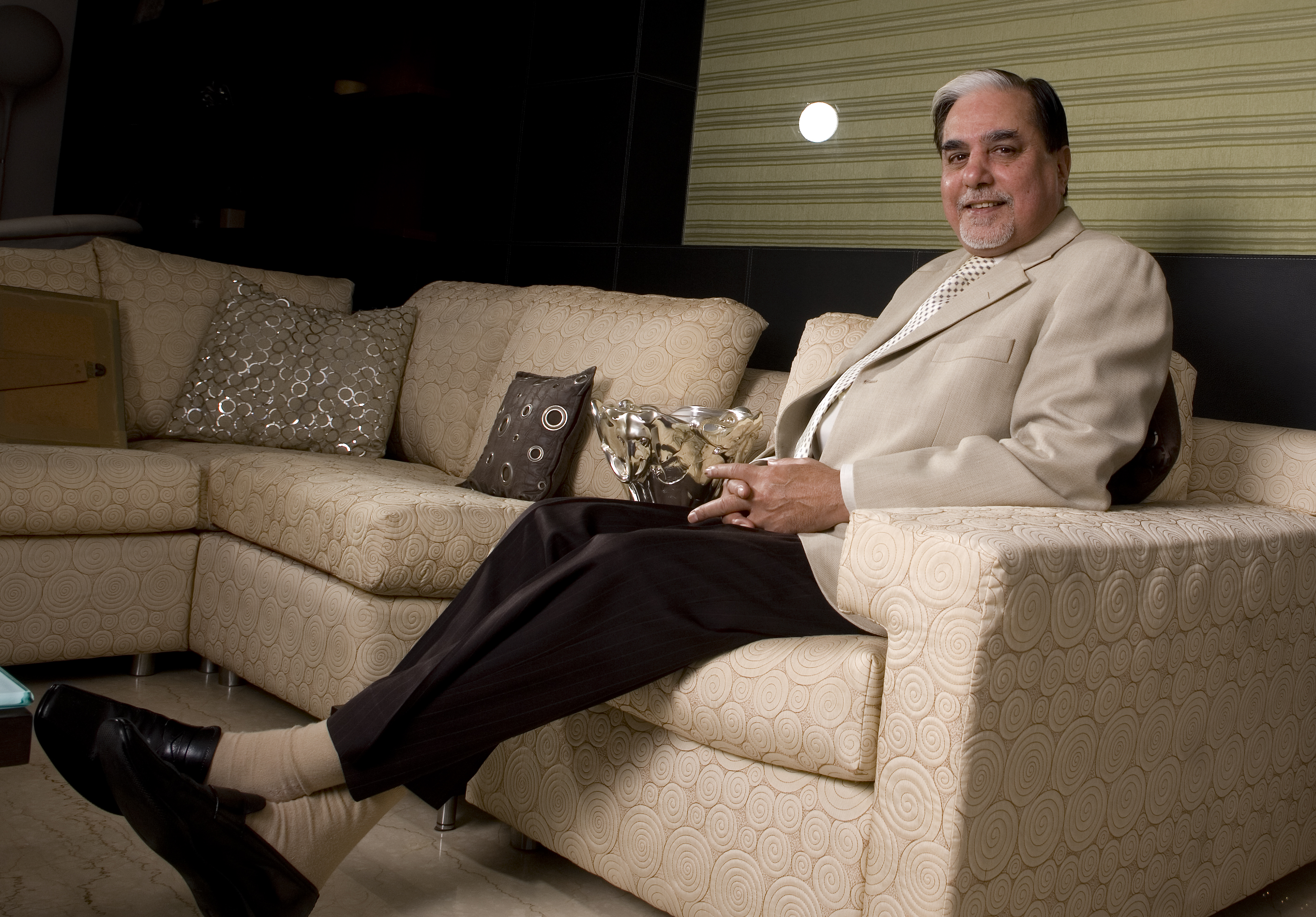FILE - Subhash Chandra, Chairman Emeritus of Zee Media