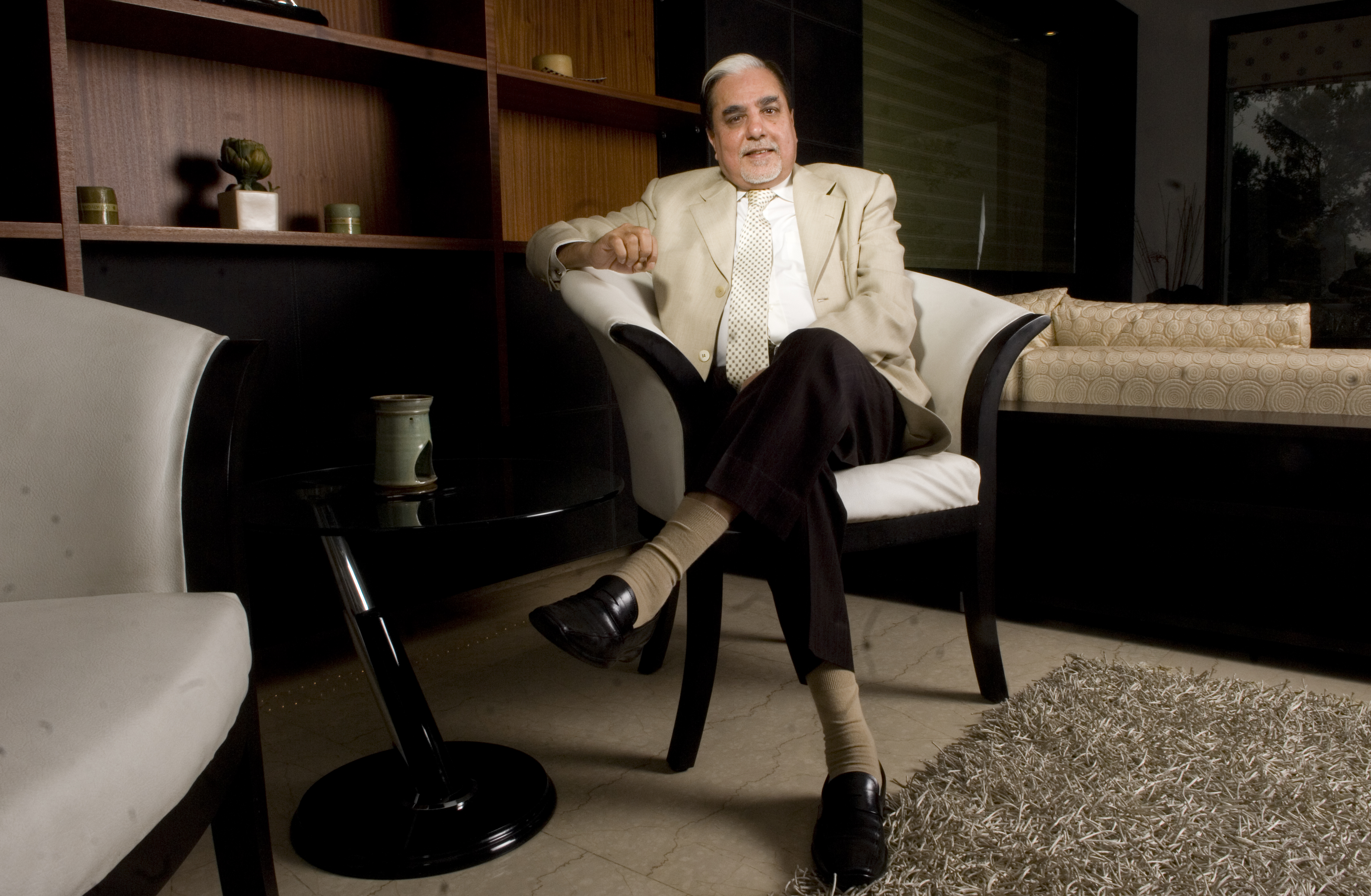 FILE - Subhash Chandra, Chairman Emeritus of Zee Media