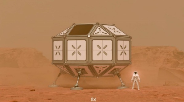 Standalone module made by joining modular panels.