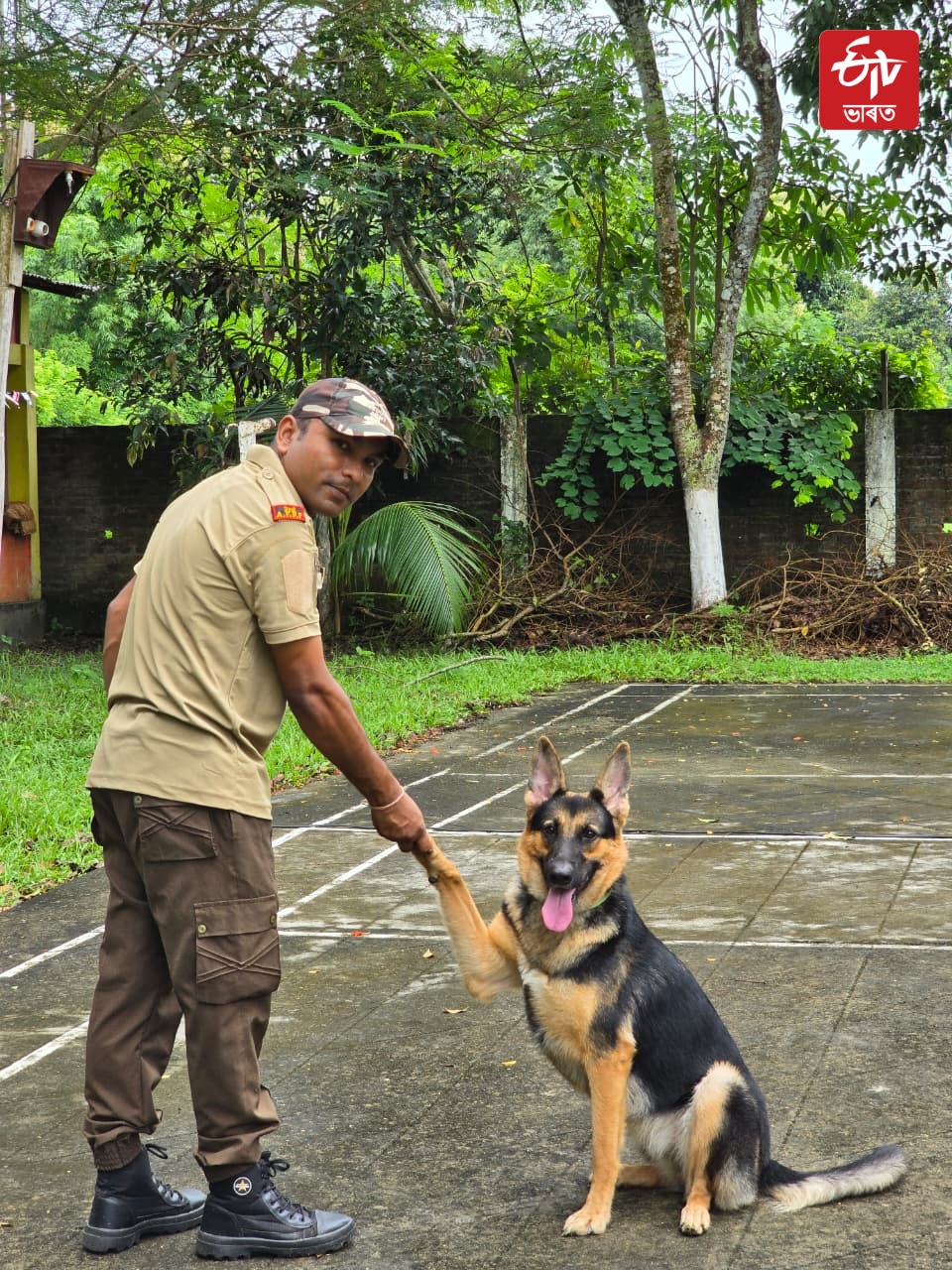 After Kurami Forest department conduct training of K9 Sniffer Prihtivi in Biswanath