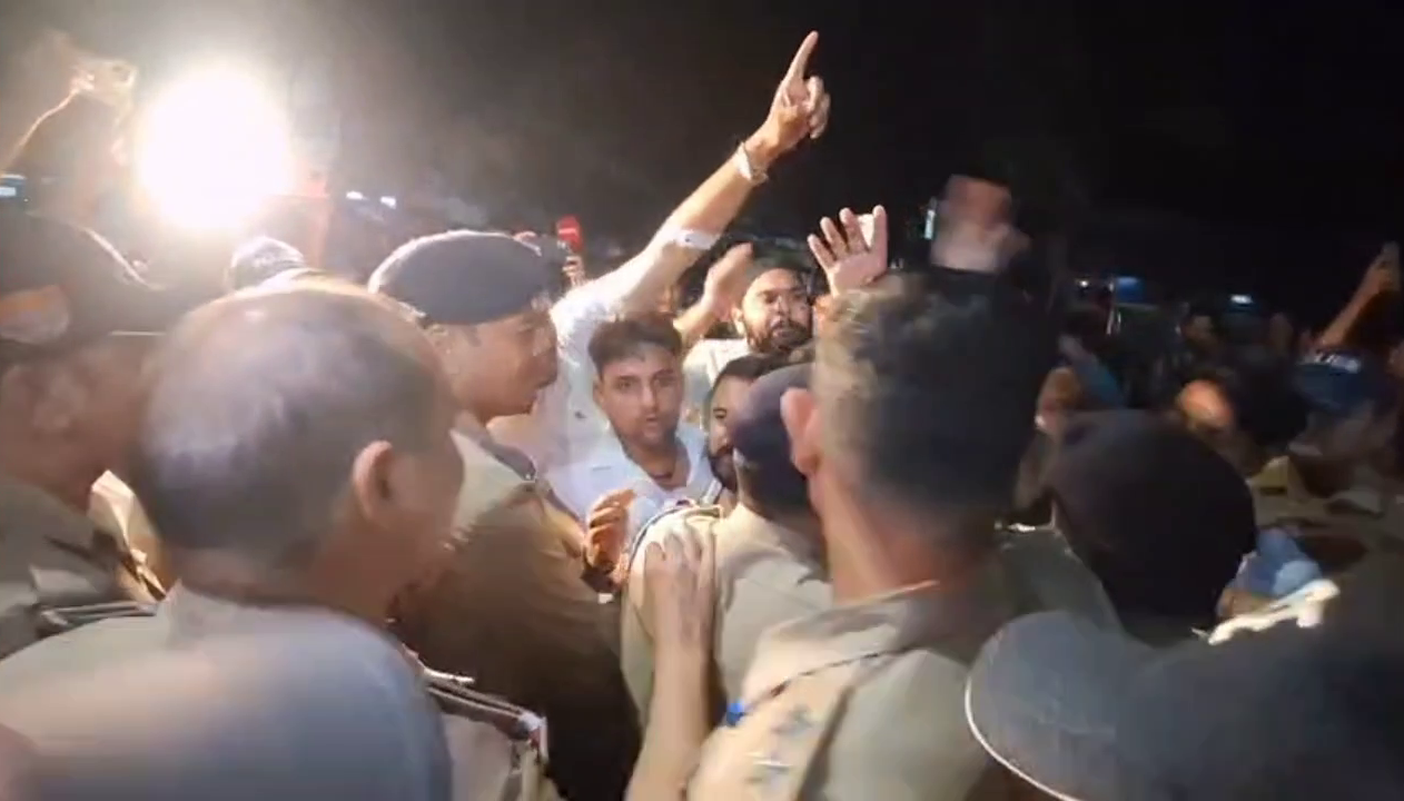 Youth Congress Protest Haldwani