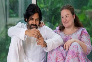 Anna with actor-turned-politician husband Pawan Kalyan
