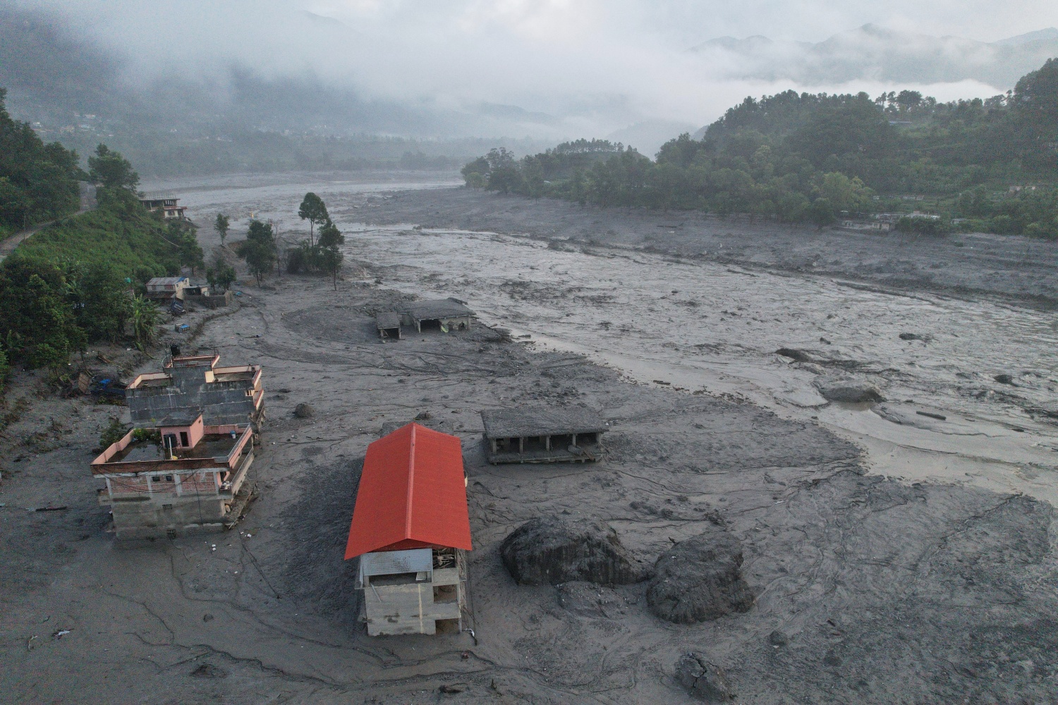 Nepal flood aftermath