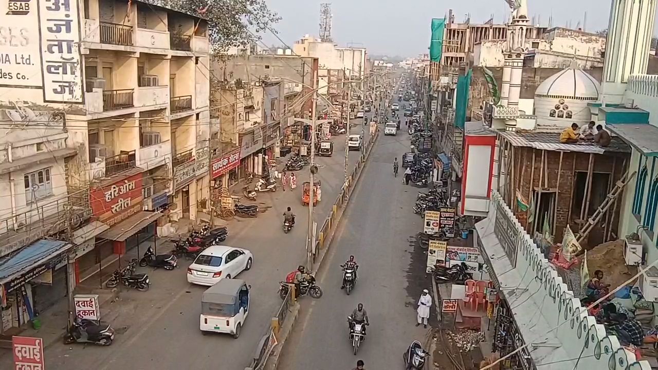 Traffic jams occur in Old City Of korba