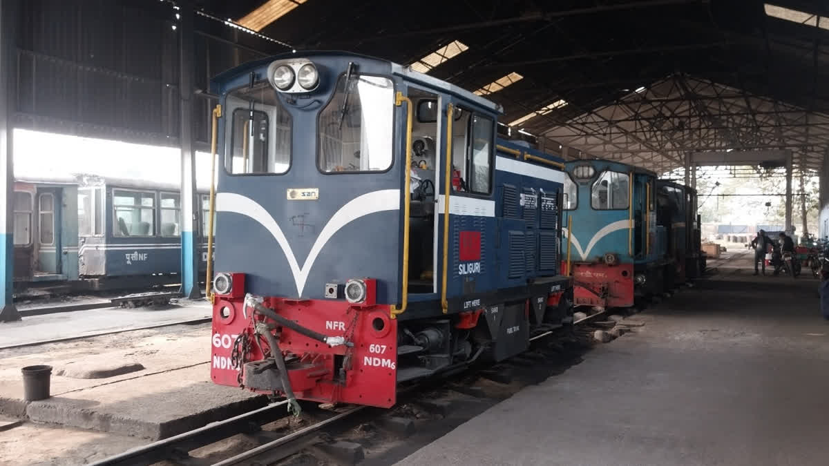 DARJEELING TOY TRAIN SHED COLLAPSES HEAVY RAINFALL IN DARJEELING HILLS ACCIDENT DURING MAINTENANCE WORK Four Joyride Services Cancelled