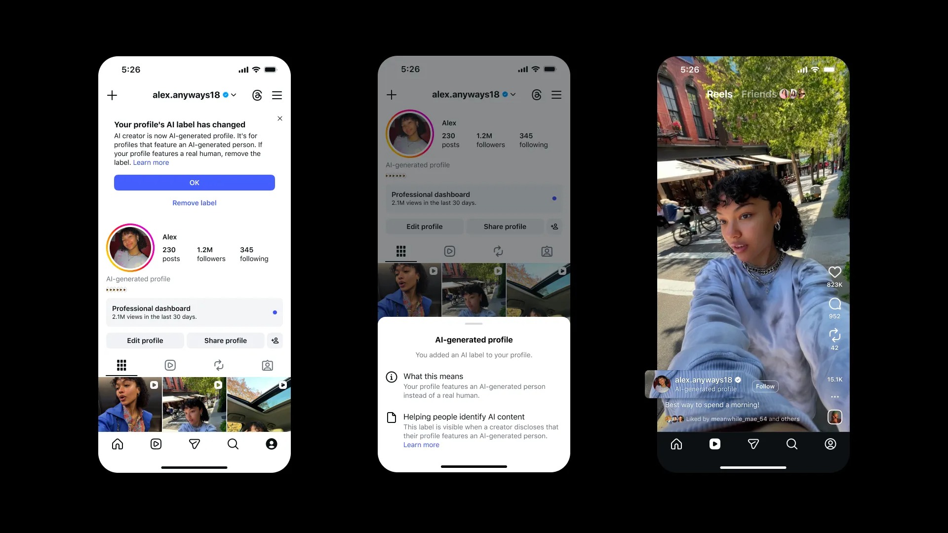 AI CREATOR LABEL AI GENERATED PROFILE LABEL META INSTAGRAM AI LABEL ഇൻസ്റ്റാഗ്രാം
