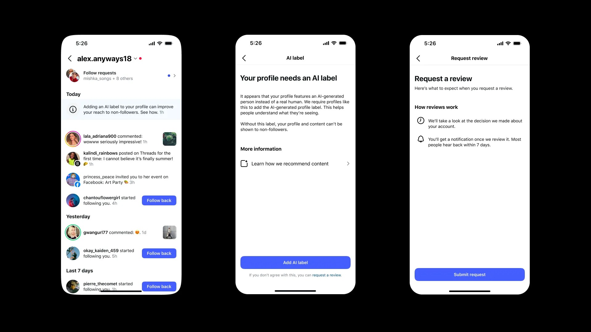 AI CREATOR LABEL AI GENERATED PROFILE LABEL META INSTAGRAM AI LABEL ഇൻസ്റ്റാഗ്രാം