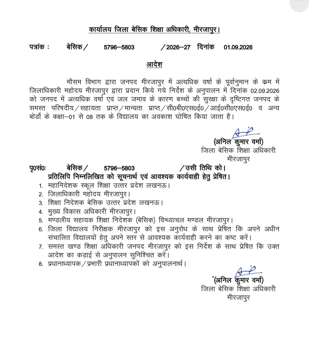 up school holiday chool ki chutti school band hai kya mirzapur amethi