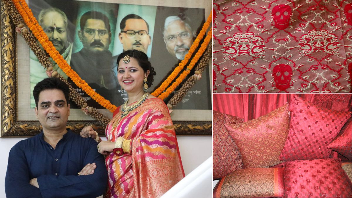 बनारस के युवा एंटरप्रेन्योर रजत पाठक अपनी पत्नी के साथ.