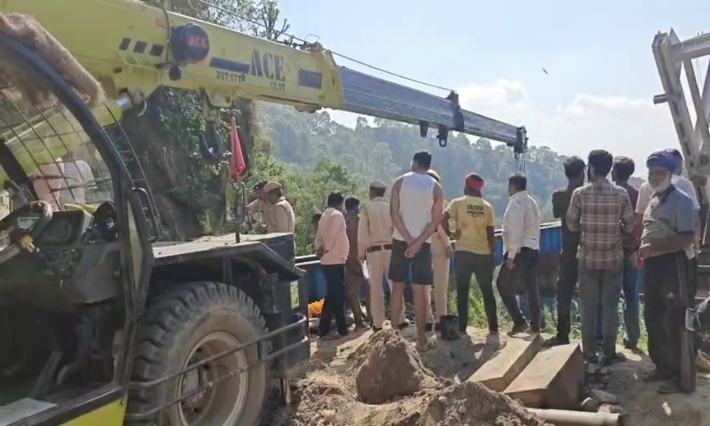 हादसे के बाद मौके पर मची चीख-पुकार