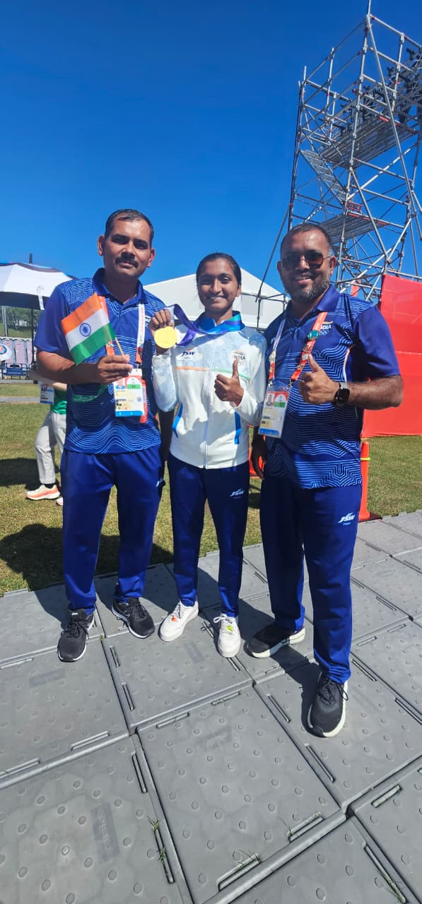 Indian womens recurve team won gold medal at Asian Games 2026