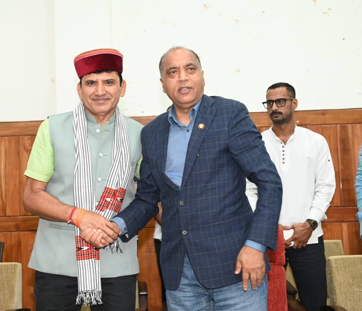 नेता प्रतिपक्ष जयराम ठाकुर के सात प्रकाश राणा