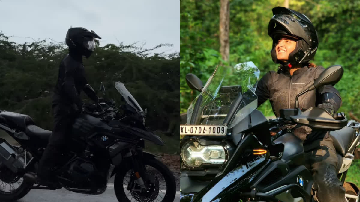 MANJU WARRIER  MANJU WARRIER LATEST NEWS  MANJU WARRIER BIKE RIDE  MALAYALAM ACTRESS