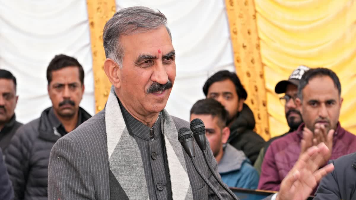 Himachal CM SUKHU ON COLLEGE STUDENT DEATH