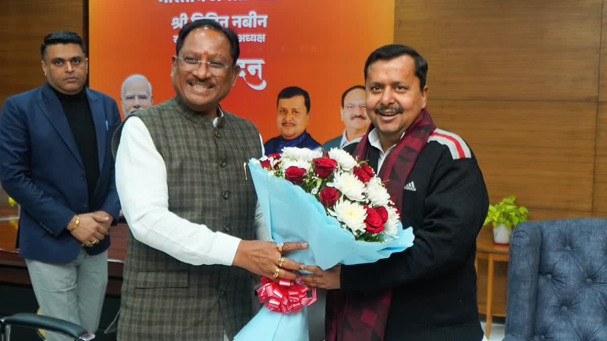 CM VISHNU DEO SAI MEET NITIN NABIN