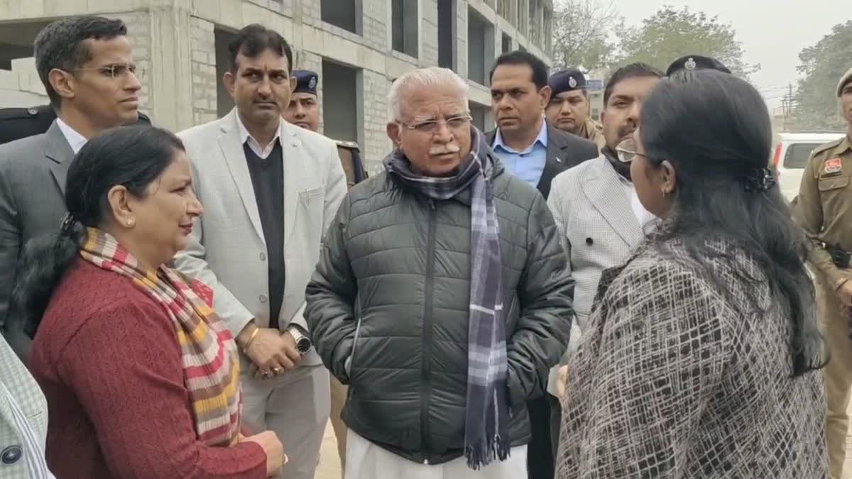 Manohar Lal Khattar Karnal visit