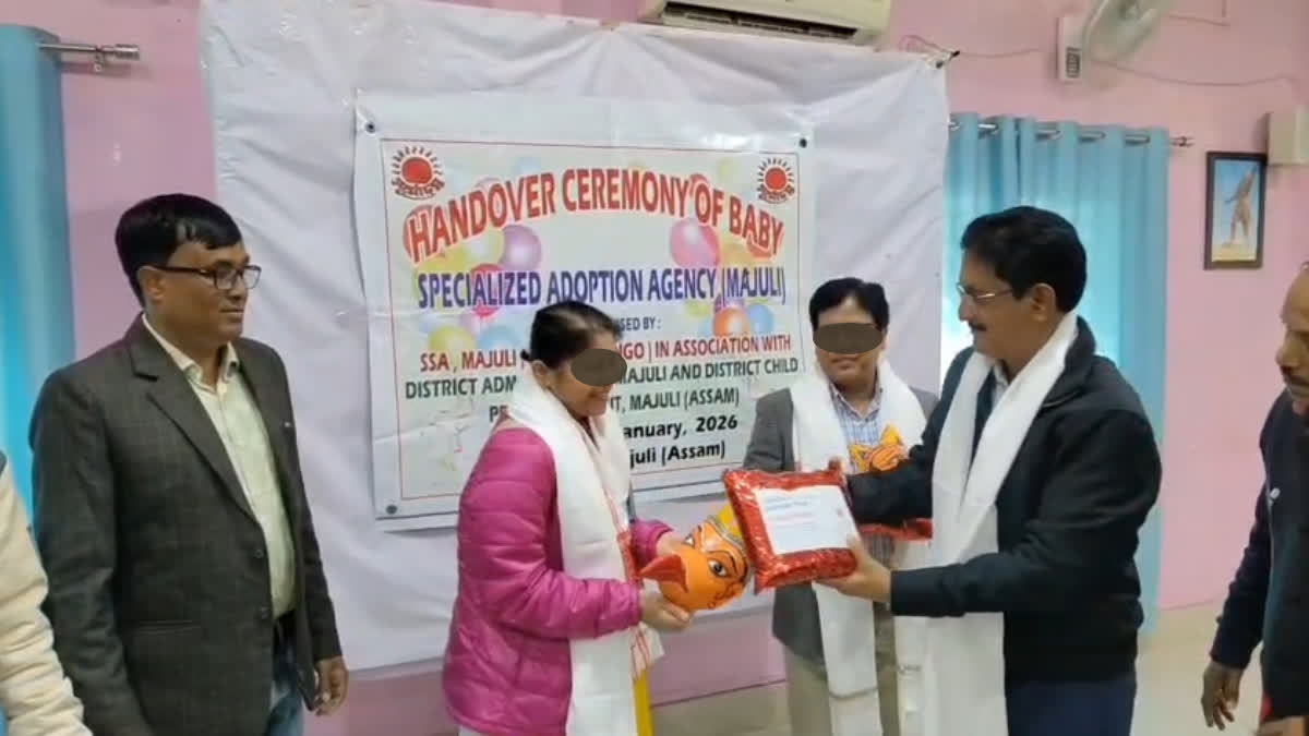 adopted children in Majuli