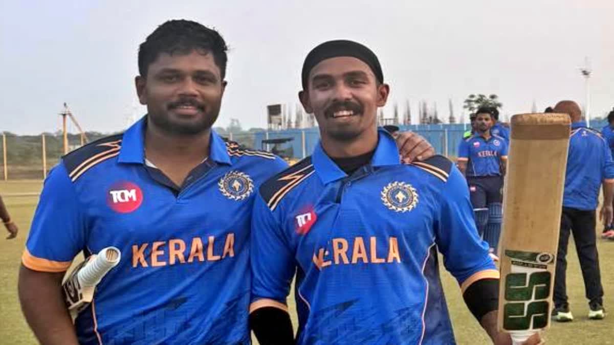 சஞ்சு சாம்சன், குன்னுமல் சதத்தால் கேரள அணி அபார வெற்றி