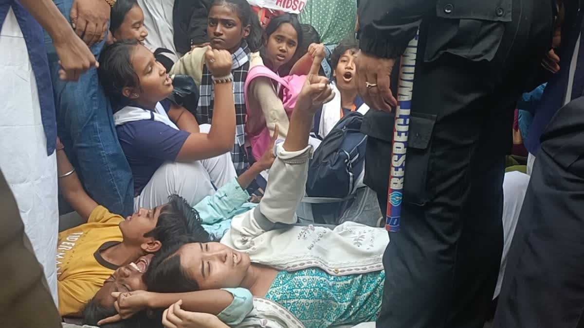 student protest in siliguri