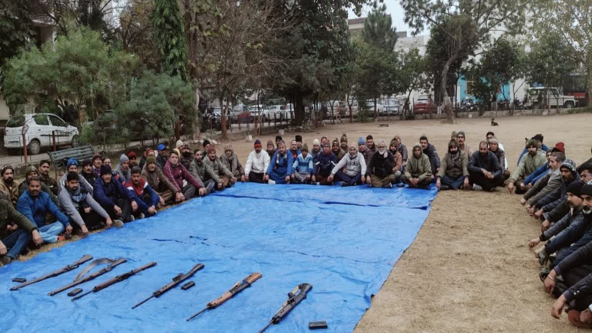 داخلی سلامتی کو مزید مضبوط بنانے کے مقصد سے 85 ولیج ڈیفنس گروپ اراکین کو خصوصی تربیت