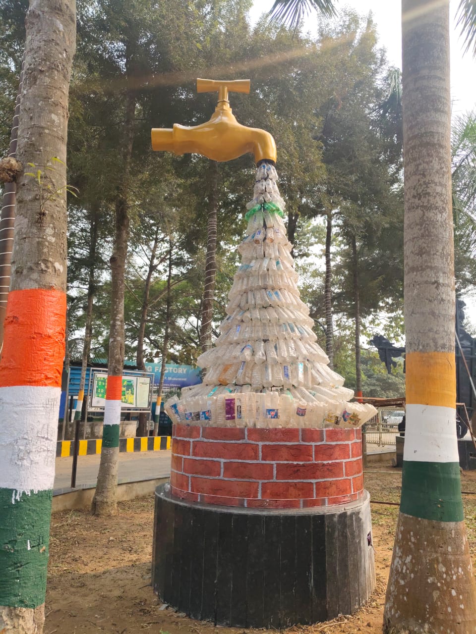 Tap water is made from plastic bottles